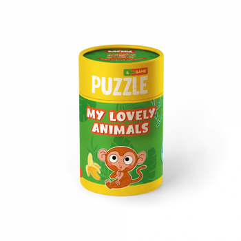 Детский пазл/игра Mon Puzzle "Мои волшебные животные" 200104, 6 пазл по 4 элемента фото