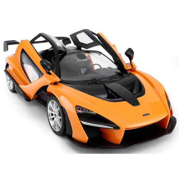 Машинка на радиоуправлении McLaren Senna Rastar 96660 оранжевый, 1:14 фото