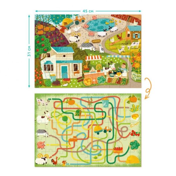 Пазл и игра Сельские приключения, Mon Puzzle, Dodo фото