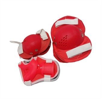 Комплект захисний дитячий MS 0032-2(Red) наколінники, налокітники, зап'ястя фото