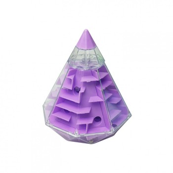 Головоломка 3D-лабиринт F-4 Пирамида (Фиолетовый) фото