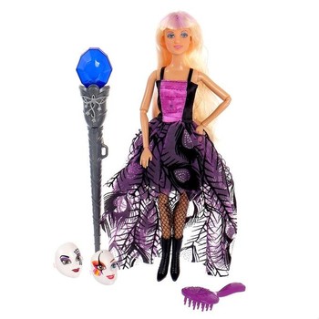 Кукла типа Барби с волшебной палочкой DEFA 8395-BF на шарнирах (Фиолетовый) фото
