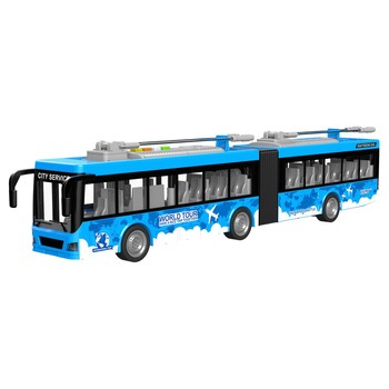 Дитяча ігрова модель Тролейбус "АВТОПРОМ" 7951AB масштаб 1:16 (Синій) фото