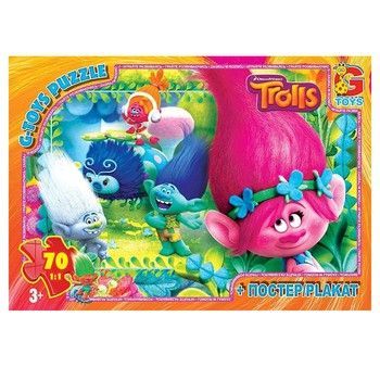 Пазли дитячі "Тролі" TR0078, 70 елементів фото