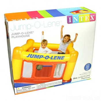 Детский надувной батут «Jump-O-Lene» Intex 48260, 174x174x112 фото