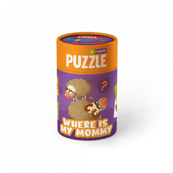 Детский пазл/игра Mon Puzzle "Где моя мама" 200101, 10 пазлов фото
