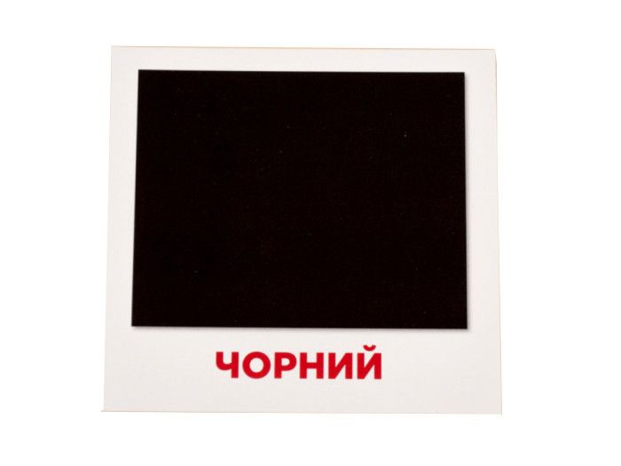 Карточки мини "Цвета" (110х110 мм) UA-ENG 101840 фото