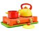 Детская игрушечная газовая плита 70408 с посудой фото 1 из 3
