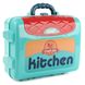 Дитяча іграшкова кухня у валізі з посудом та продуктами 008-976A фото 9 з 10