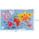 Магнитная карта Мира «Hello World», Mideer фото 2 з 5