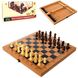 Дерев'яні шахи з нардами і шашками 3 в 1 30*30 см B3116 фото 1 з 10