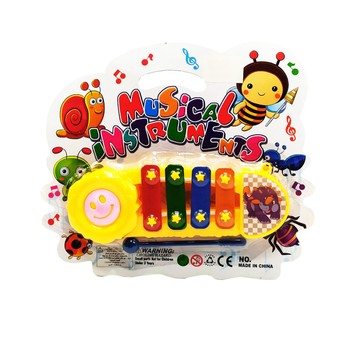 Музична іграшка Ксилофон Y9093, 16 см (Жовтий) фото