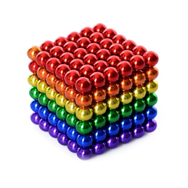 Магнитный неокуб MAG-008 головоломка металлическая (6 цветов) фото