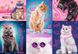 Пазл Неоновые рисунки: Супер коты (1000 дет.) Trefl фото 3 из 3