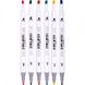 Набір двосторонніх ручок з фетру 12 кольорів 8166-12 у пластиковому боксі фото 4 з 4